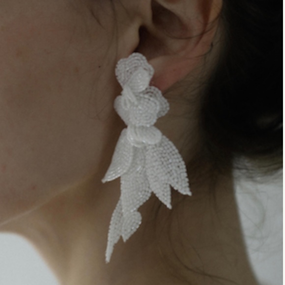 Designer A.B. Ellie Statement Bridal Earrings - Picture 1 of 3
